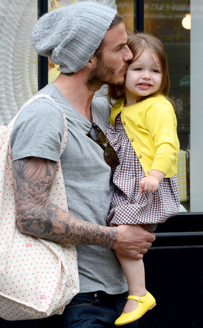 David Beckham, Harper Beckham David Beckham, Harper Beckham